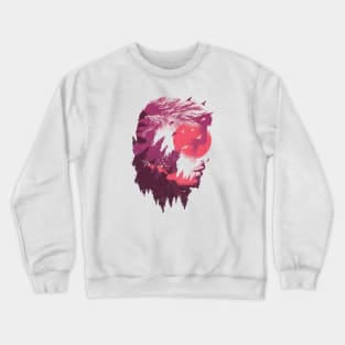 Wood Forest Head Crewneck Sweatshirt